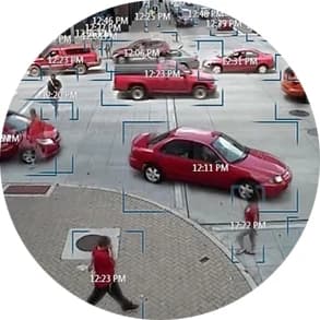 forensics photo of red objects